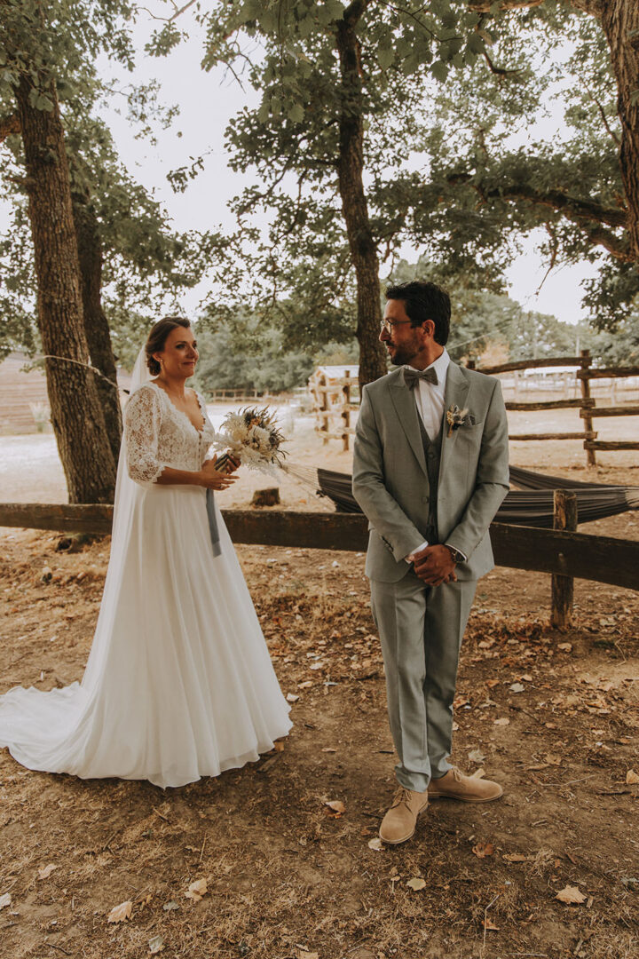 Mariage cool et champêtre au domaine de la ruade