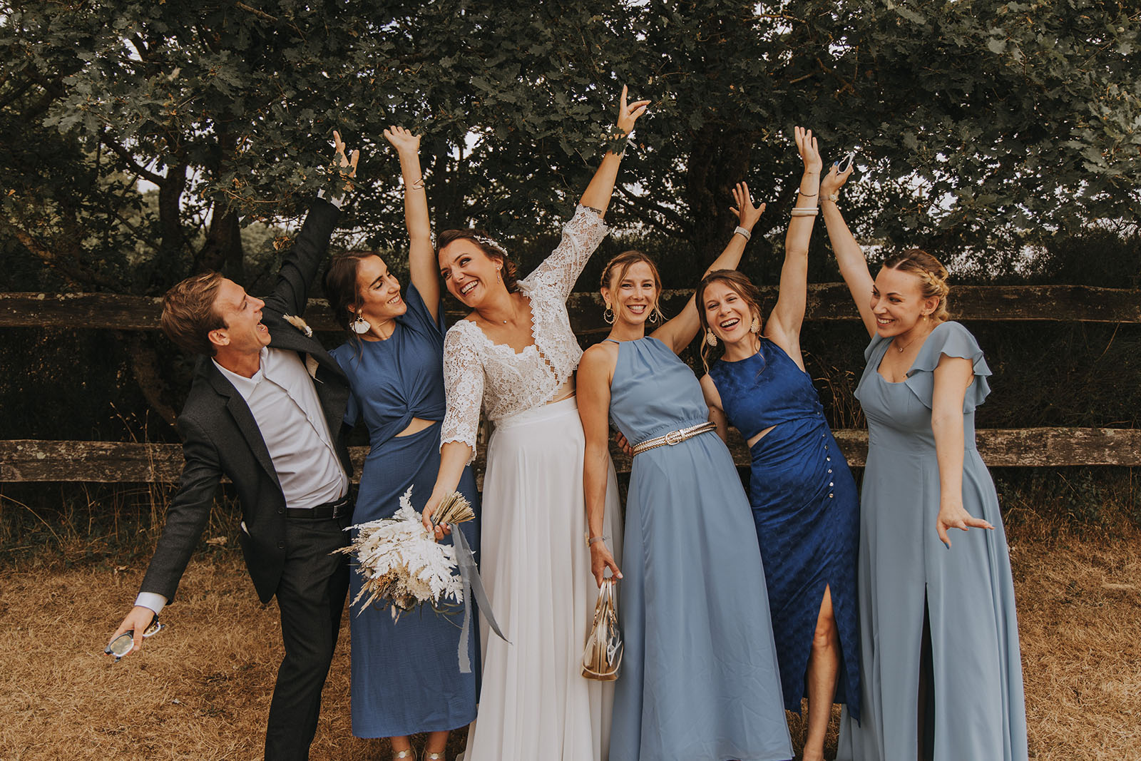 Mariage cool et champêtre au domaine de la ruade