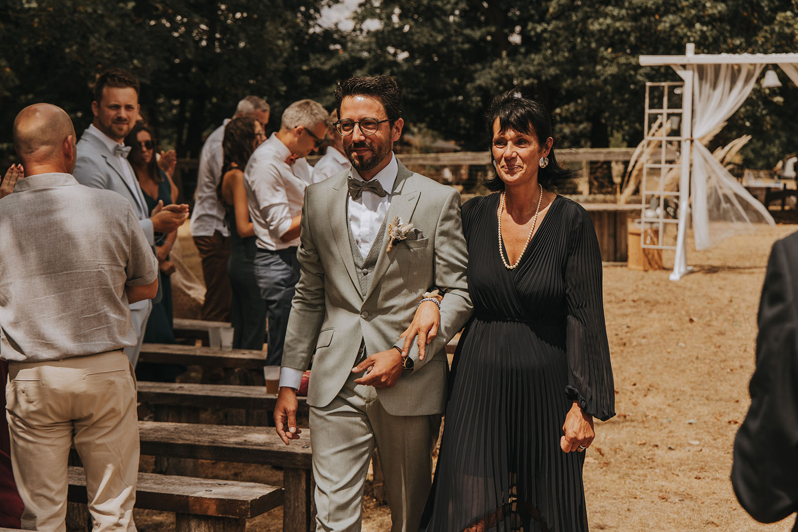 Mariage cool et champêtre au domaine de la ruade