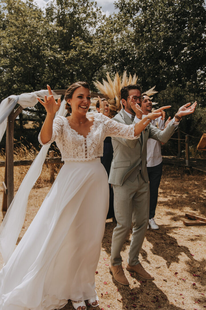 Mariage cool et champêtre au domaine de la ruade