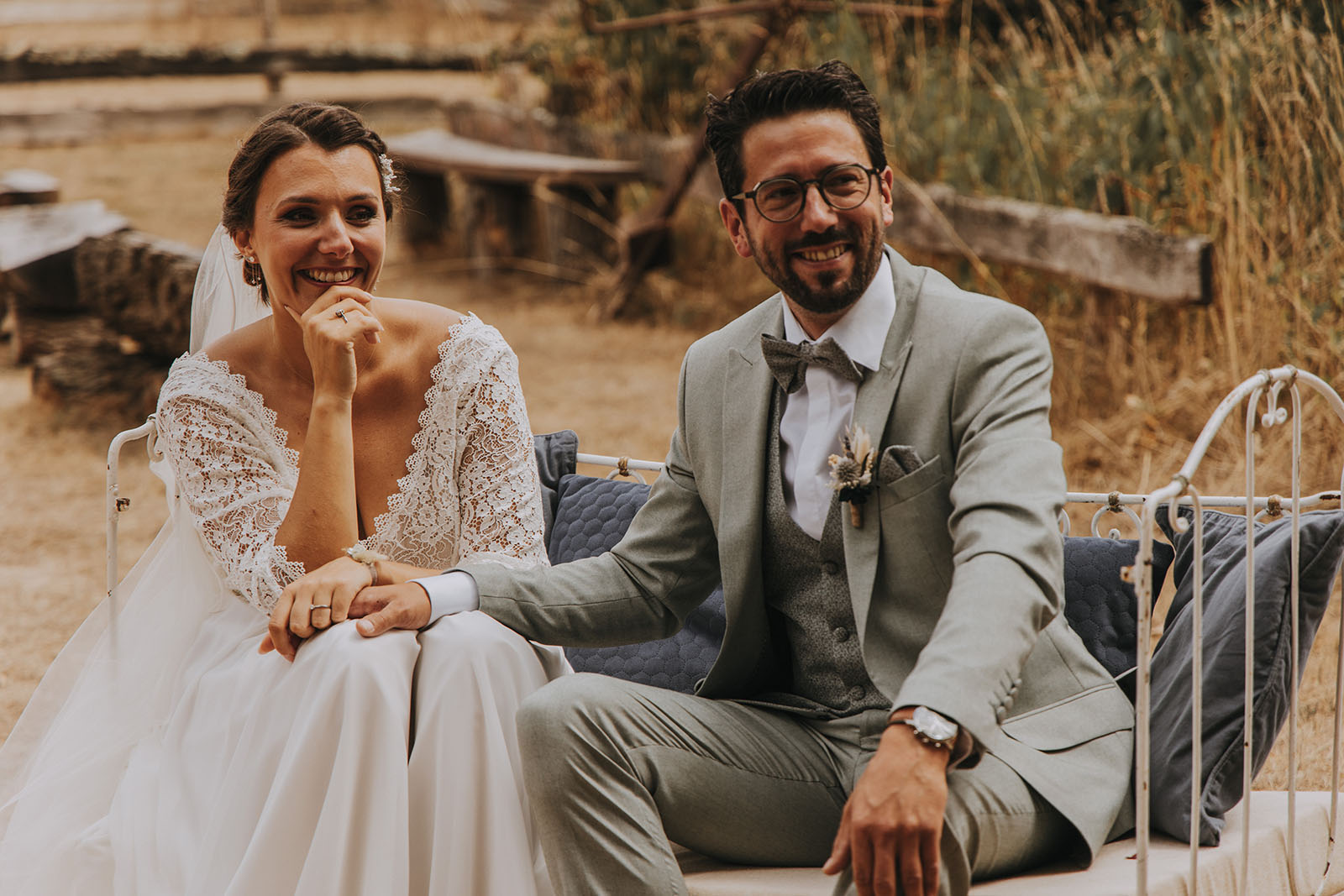 Mariage cool et champêtre au domaine de la ruade