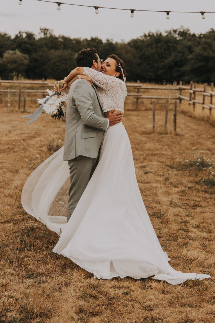 Mariage cool et champêtre au domaine de la ruade