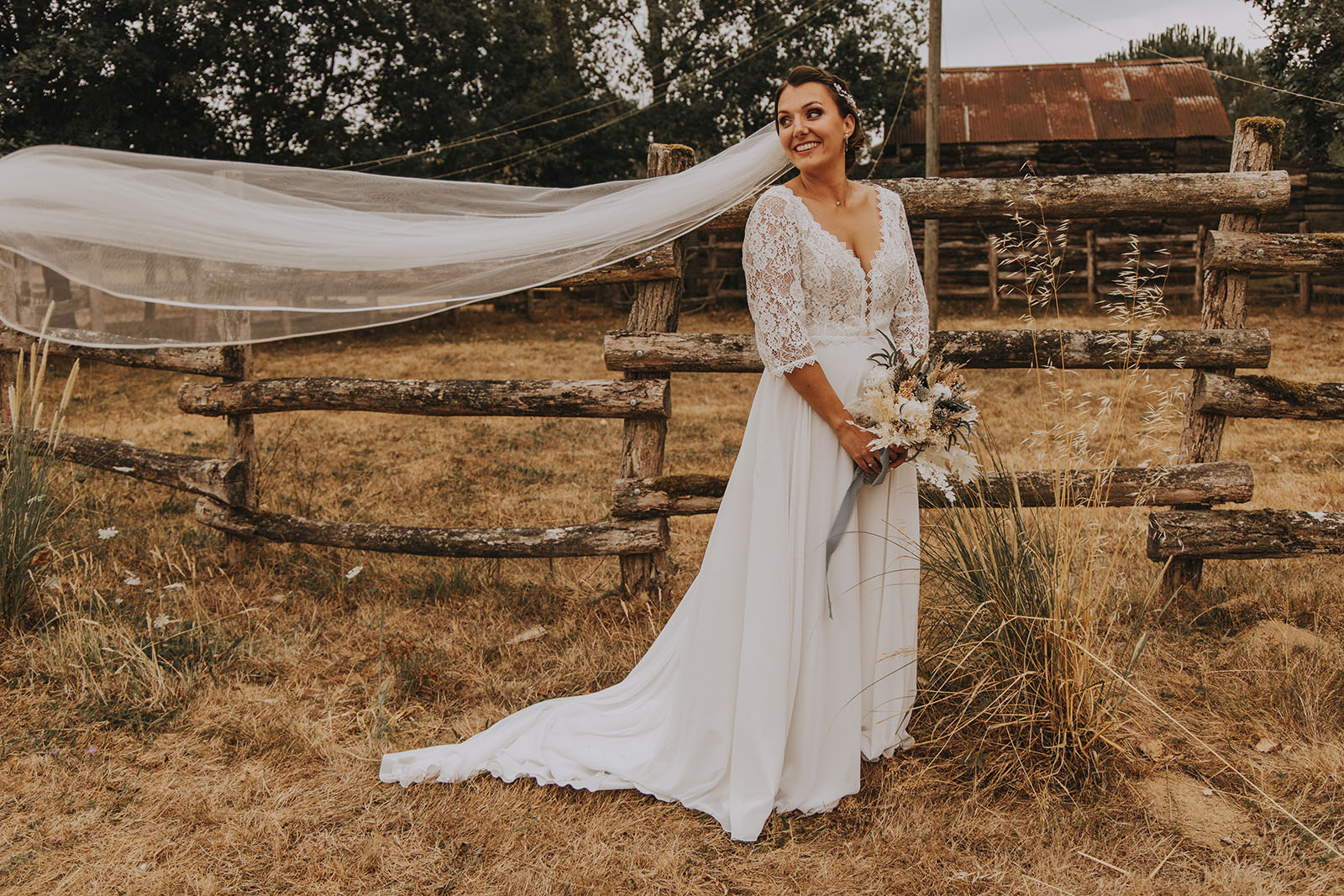 Mariage cool et champêtre au domaine de la ruade